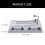 Vertical Display Stand for Console Charging Stand with Light Cartridge Slot White 4