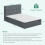 Vesgantti (Double(135x190cm)) Bed with Mattress 2