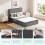 Vesgantti (Double(135x190cm)) Bed with Mattress 5