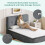 Vesgantti (Double(135x190cm)) Bed with Mattress 6