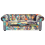 Beliani Sofa 3 Seater CHESTERFIELD Fabric Light Green 1