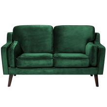 Sofa 2 Seater LOKKA Velvet Emerald Green