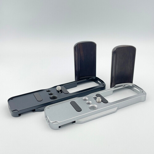 Secure Quick Release Plate L Bracket for X100VI Camera Holder Hand Grip Black 1