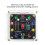 Beginner Friendly LED Spin Wheel DIYer Kit, PCB Soldering for Students Parts and shell 8