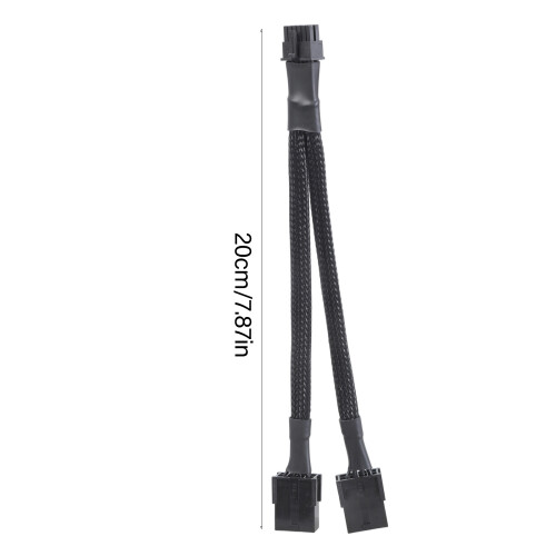 Efficient Double 8Pin to 12+4Pin Power Adapter Cable for GPU Cards RTX4070/4080 2