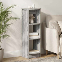vidaXL Side Cabinet Grey Sonoma 40 x 40 x 100 cm Engineered Wood