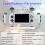 G28 Advanced Portable Game Player Console 4.3inch Display for Smooth Gaming White 64G 4