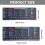 Desk Pad with Excels Word Function Key Providing Spacious and Waterproof 400x900x3MM 4