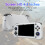 G28 Advanced Portable Game Player Console 4.3inch Display for Smooth Gaming White 64G 7