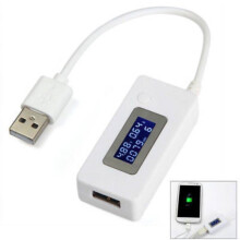 Lcd Dual Usb Charger Mobile Power Detector Voltage Current Meter Tester Monitor
