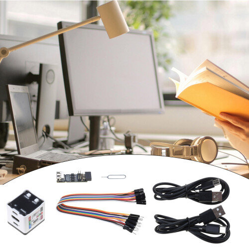 Small KVM Remote Server Management Device With Video Captures USB2.0 and Screen 1