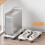 Solid Desktop Computer Tower Stand for Improved Workspaces Comfort PC Black and white 6