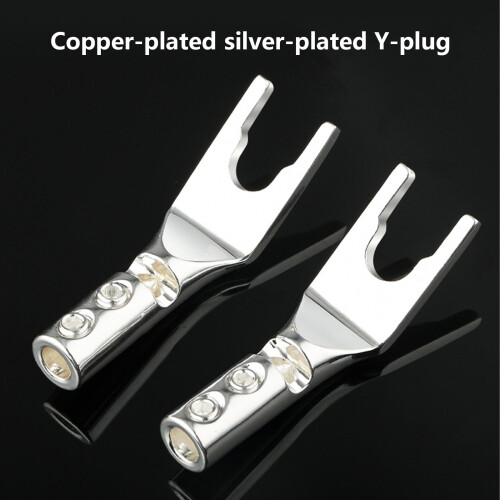 Ushaped Y Fork Sound Terminals for Secure Connection on Amplifiers and Sound 2