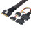 Durability SFF8654(8i) to 2SFF-8639 NVME Data Cable Adapter Cable for Works 6