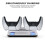 Multifunctional Cooling Stand with Two Controller Charging and LED Display White 7