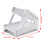 Removable Label Holder Stand For 4x6 Printer Rolls For Warehouse Organization White 4