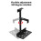 Metal Hanging PC Stand Dustproof Elevates Computer Organization Space Black Normal model 4