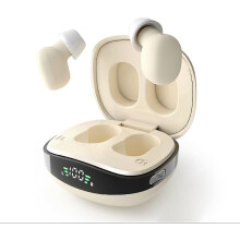 Mini Sleep Wireless Earbuds Bluetooth 5.4 In Ear Headphones with Noise Cancelling Mic LED Display Touch Control for iPhone Android