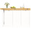 (White, MDF) 3-Drawer Sideboard with Wine & Snack Rack 12