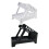 Removable Label Holder Stand For 4x6 Printer Rolls For Warehouse Organization White 2