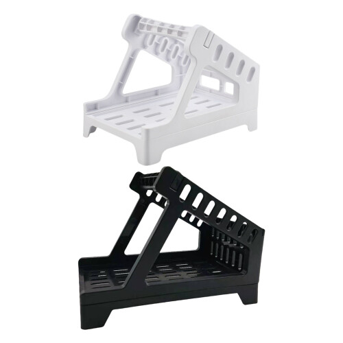 Removable Label Holder Stand For 4x6 Printer Rolls For Warehouse Organization White 1