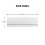 Bathroom Single Ended 1600x700mm Straight Bath Front Panel Square Acrylic White 7