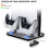 Vertical Cooling Stand with Cooling Fan and Controller Charging Slots LED Black 5