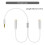 Sound Sharing Line 3.5mm  Sound Splitter with Device Control Feature 300mm 3