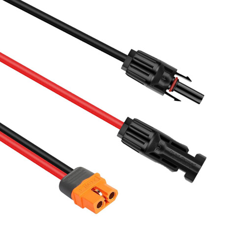 Solar Extension Cable 12AWG Solar XT60 Connection Solar Panel Extension Cable 185cm 1