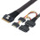 Durability SFF8654(8i) to 2SFF-8639 NVME Data Cable Adapter Cable for Works 9