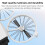 8pcs Low Noise Drones Propellers For Flip Models Improved Efficiency Blue 11