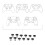 Replacement Thumb Sticks Joystick Analog Thumbstick Grip for Game Controller Black 2