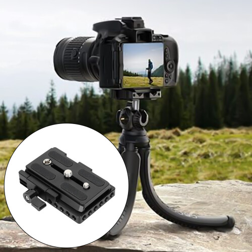 Aluminum Alloy Quick Release Plate Base 360 Degree Wingnut Photography Needs 1