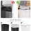 30L Stainless Steel Pedal Bin - White 4