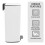 30L Stainless Steel Pedal Bin - White 7
