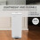 30L Stainless Steel Pedal Bin - White 8