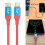 240W USB4 Cable 40Gbps Data Transfer 8K@60Hz Video Display Cable USB C Data 0.5m Ice blue 3
