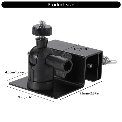 Adjustable Solar Camera Support Bracket for Gutter Use Equipment Home Monitoring 2