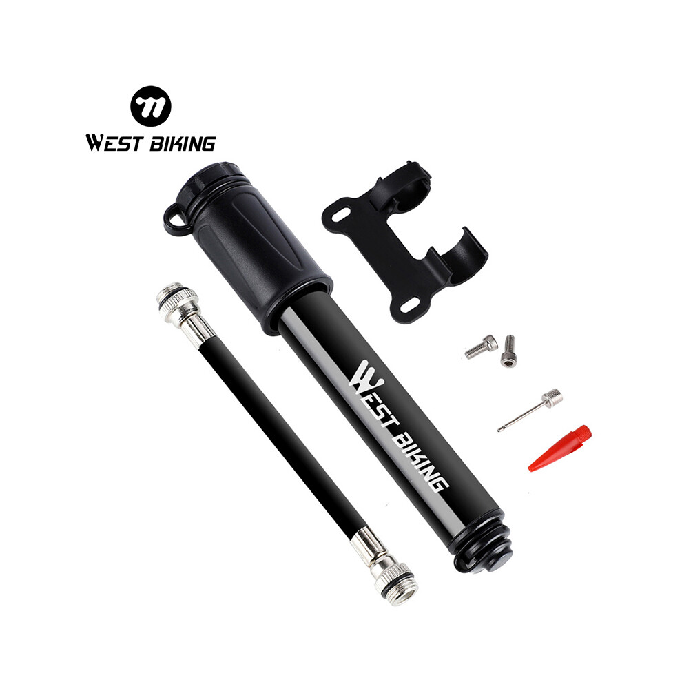 Photos - Other Wheel Accessories West Biking 100Psi Mini Bike Pump Aluminum Alloy Bicycle Hand Air Pump Tire Inflator Schrader Presta Valve MTB Road Cycling 
