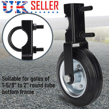 Heavy Duty Farm Gate Caster Outdoor Door Frame Auxiliary Wheel Adjustable Height
