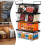 4 Pack Chest Freezer Baskets, Stackable Freezer Organiser with Handles Black New 1