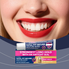 Denture Glue Long Hold Airtight Seal Comfort Partials Adhesive Like-minded