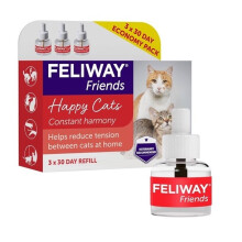 FELIWAY Friends 3 x 30 Day Refill 48ml Value Pack Constant Harmony Happy Cat