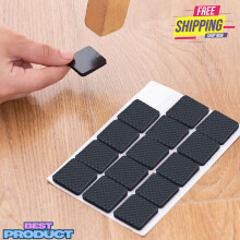30Pc Self Adhesive Floor Protectors Chair Leg Pads Table Rubber Pad Anti Scratch