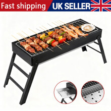 Portable Folding Charcoal BBQ Grill Picnic Travel Camping Outdoor Barbecue Grill