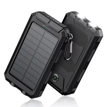 900000mAh Solar Power Bank Pack Waterproof 2USB LED Battery Charger Phone UK