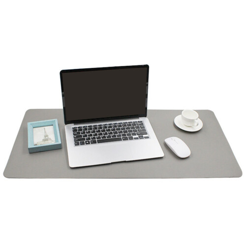 Large Leather Desk Pad Writing Mats Keyboard Mats Mouse Desktop Protector Black 60x30 2