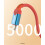 USB4 Cable 240W Fast Charging USB C Cord 40Gbps High Speed Data Transfer 1m Ice blue 7