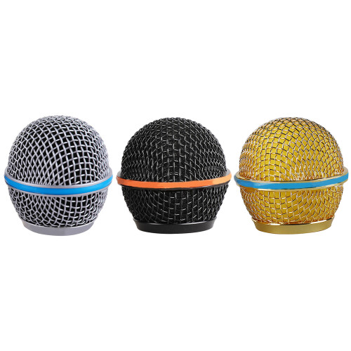 Precise Microphone Mesh Head For BETa58 High Strength Protections Enhances Sound Gold. 1