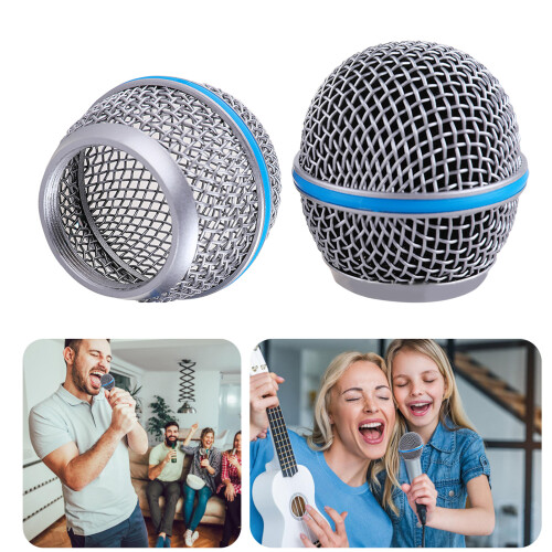 Precise Microphone Mesh Head For BETa58 High Strength Protections Enhances Sound Gold. 2